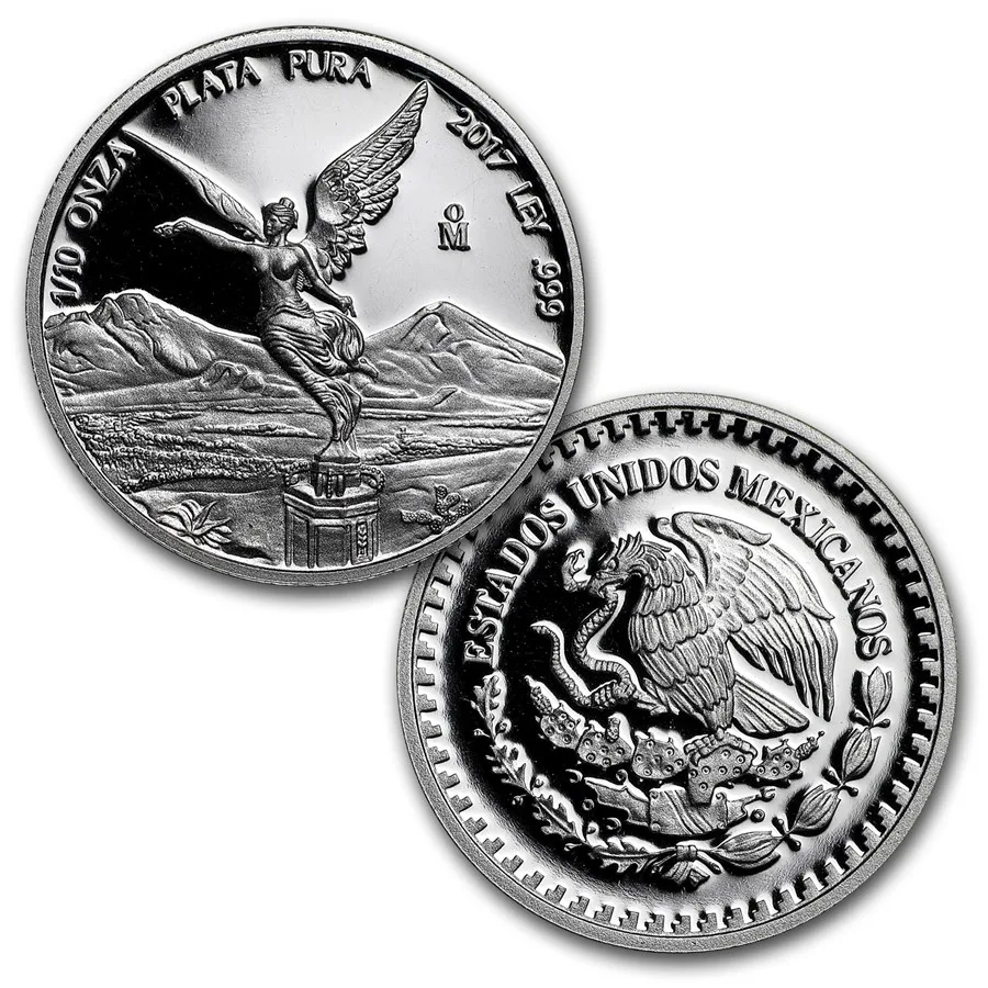 2017 Mexico 5-Coin Silver Libertad Proof Set (1.9 oz, Wood Box) - Image 5