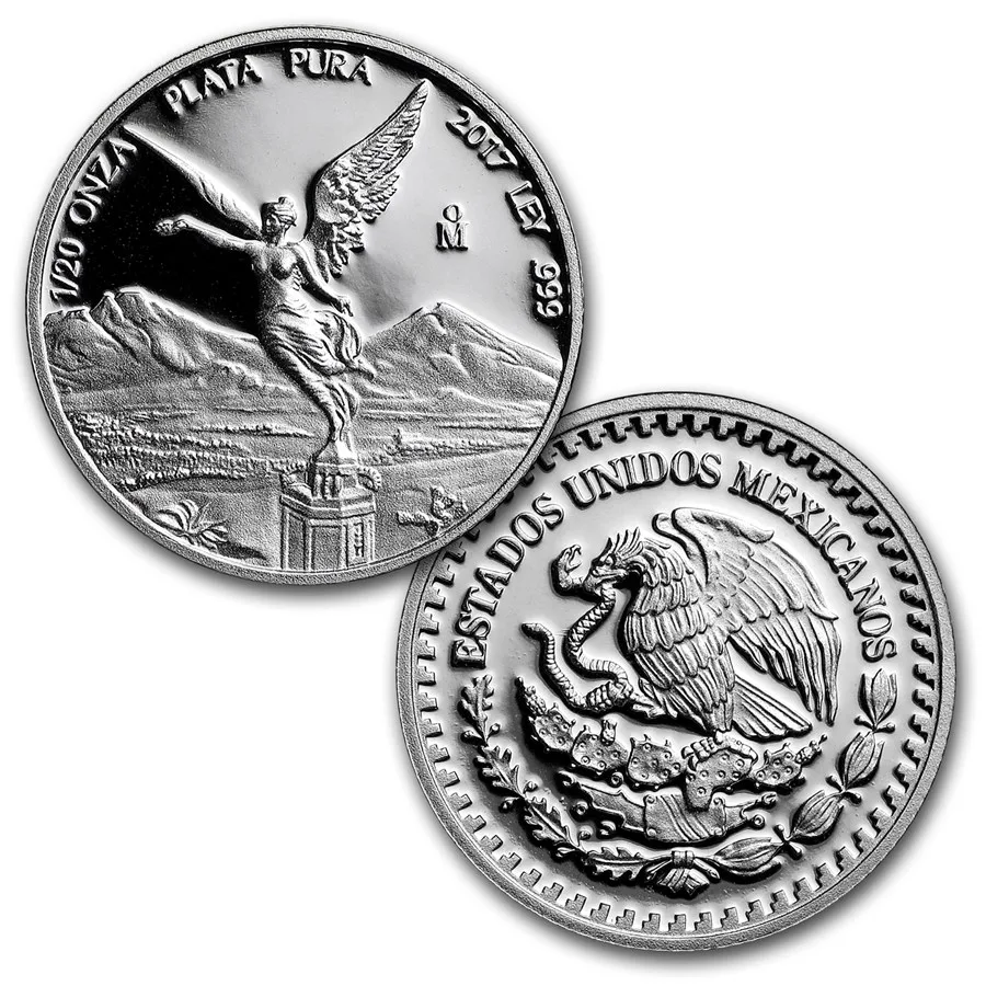 2017 Mexico 5-Coin Silver Libertad Proof Set (1.9 oz, Wood Box) - Image 6
