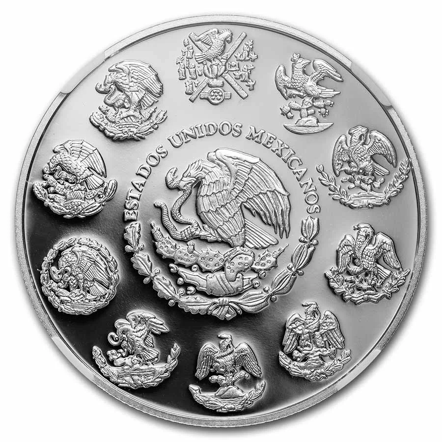 2022 Mexico 2 Coin Set Silver Libertad 1 oz Proof & Reverse Proof - Image 3
