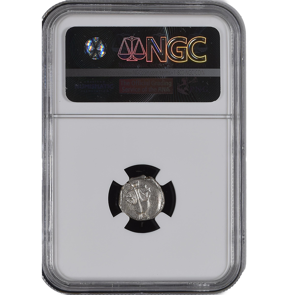5th-4th Centuries BC Thrace Apollonia Pontica AR Drachm NGC AU