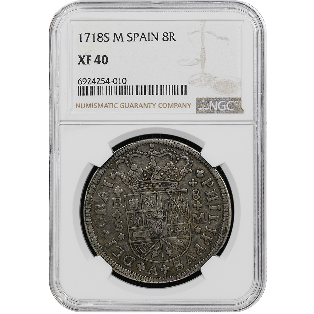 1718 S-M Spain 8 Reales