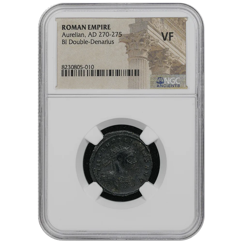 Aurelian Roman Empire BI Double Denarius AD 270-75 NGC VF