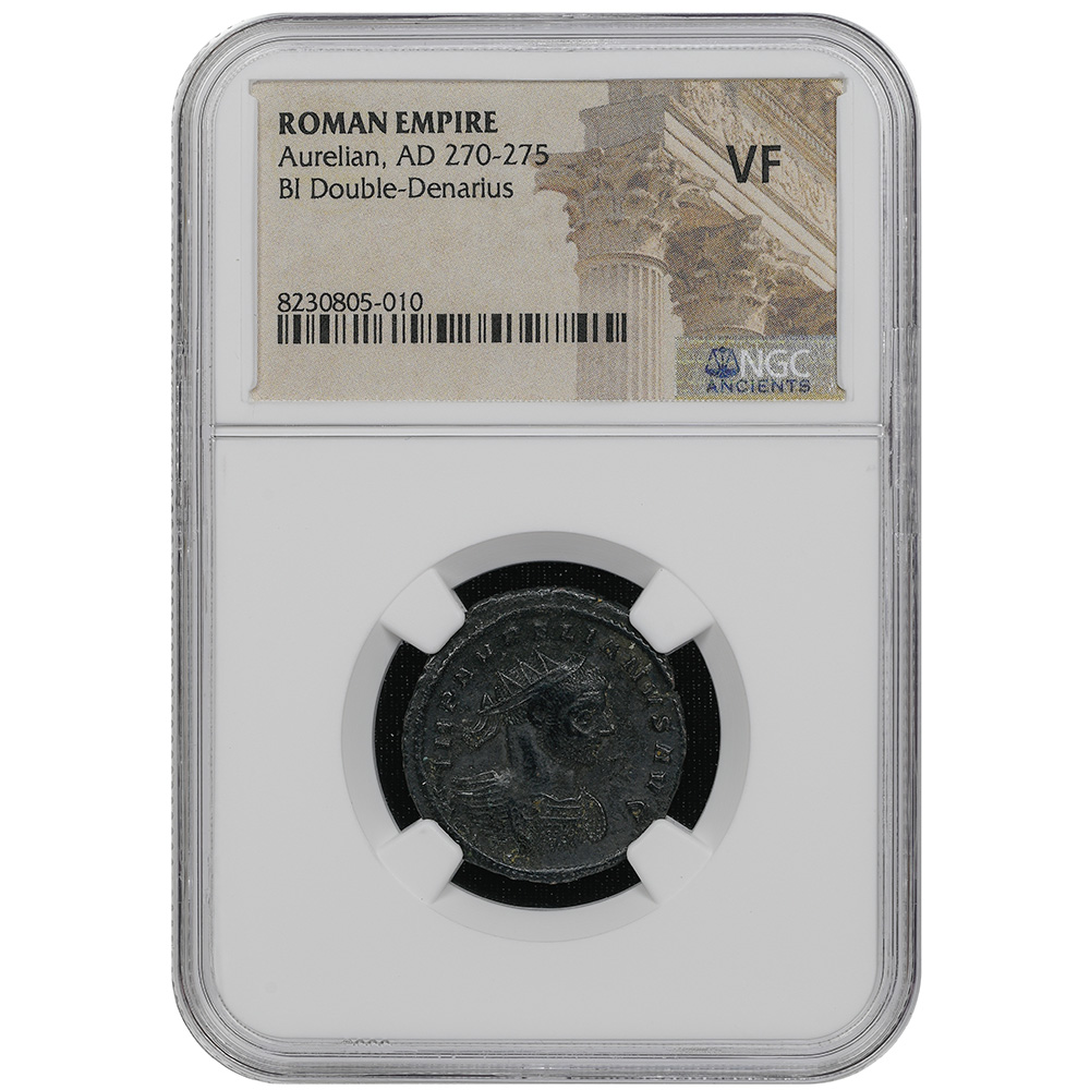 Aurelian Roman Empire BI Double Denarius AD 270-75 NGC VF