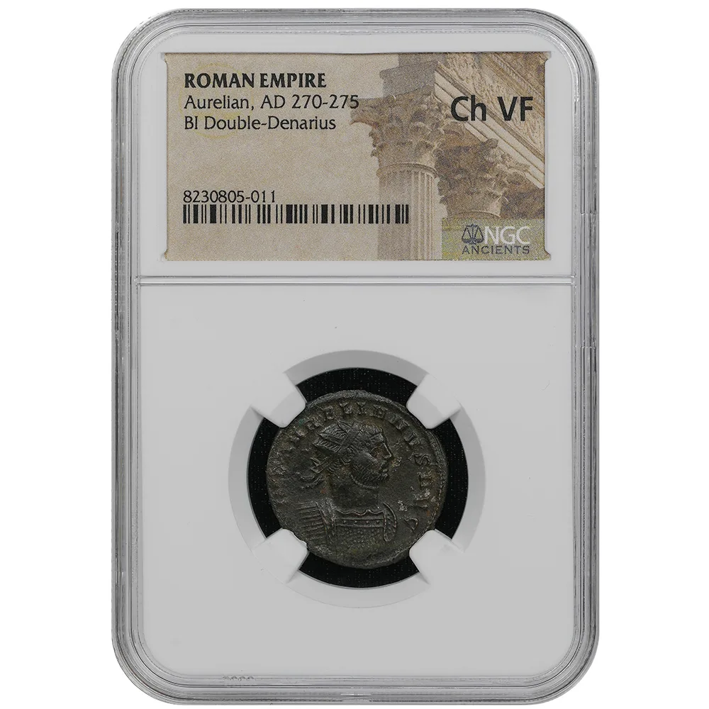 Aurelian Roman Empire BI Double Denarius AD 270-75 NGC VF