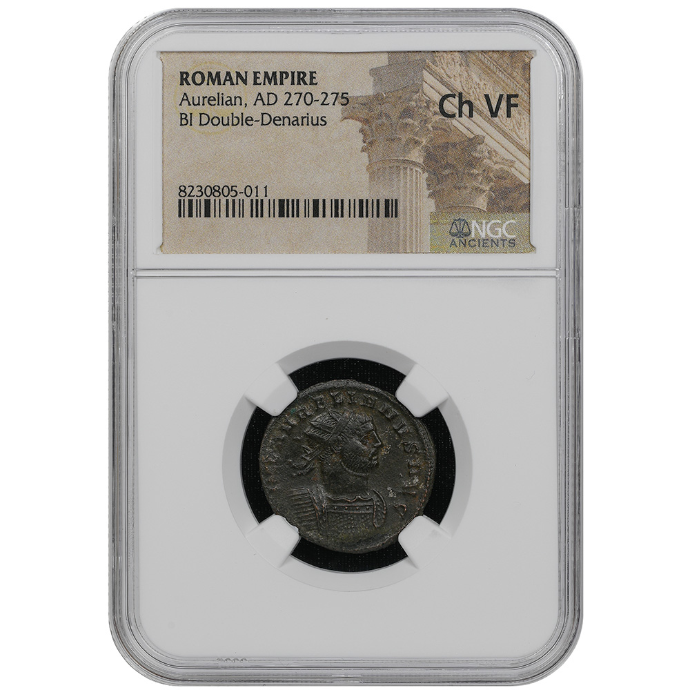 Aurelian Roman Empire BI Double Denarius AD 270-75 NGC VF
