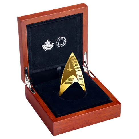 2016 $200 Star Trek Delta - Pure Gold Coin