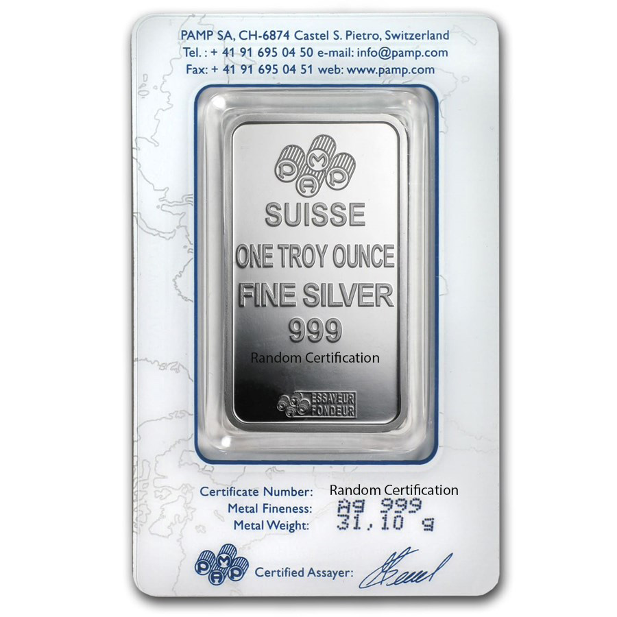 1 oz Silver Bar- PAMP Lady Fortuna (In Assay) - Image 2