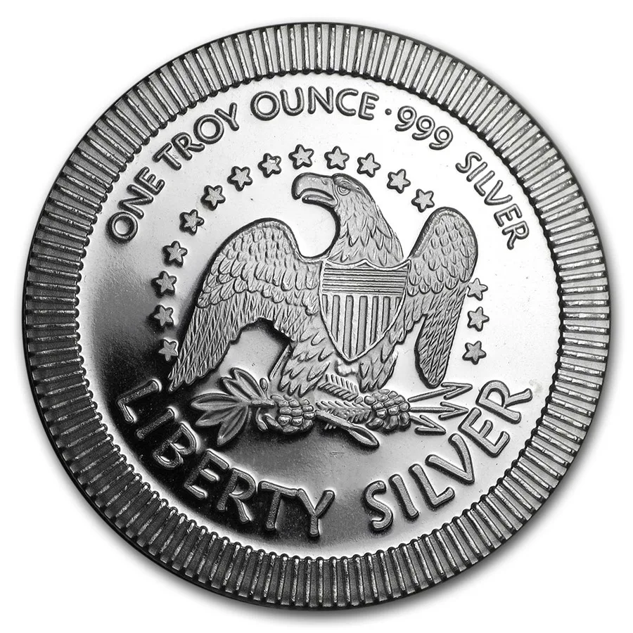 1 oz Silver Round- A-Mark Liberty Bell - Image 4