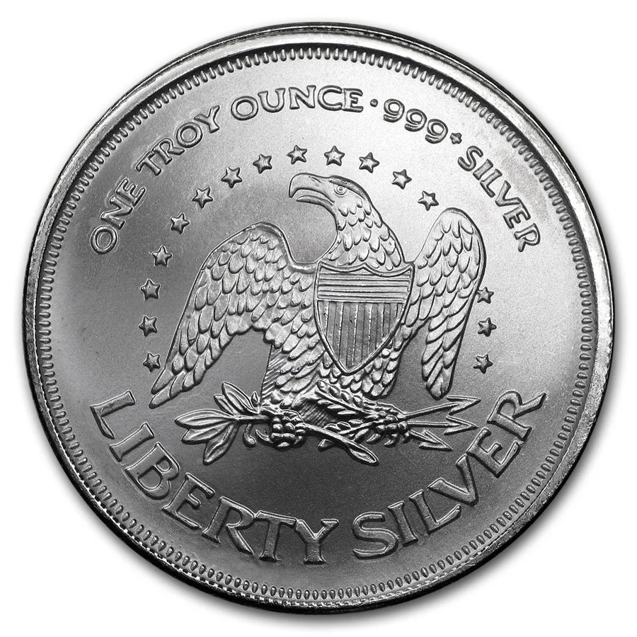 1 oz Silver Round- A-Mark Liberty Bell - Image 2