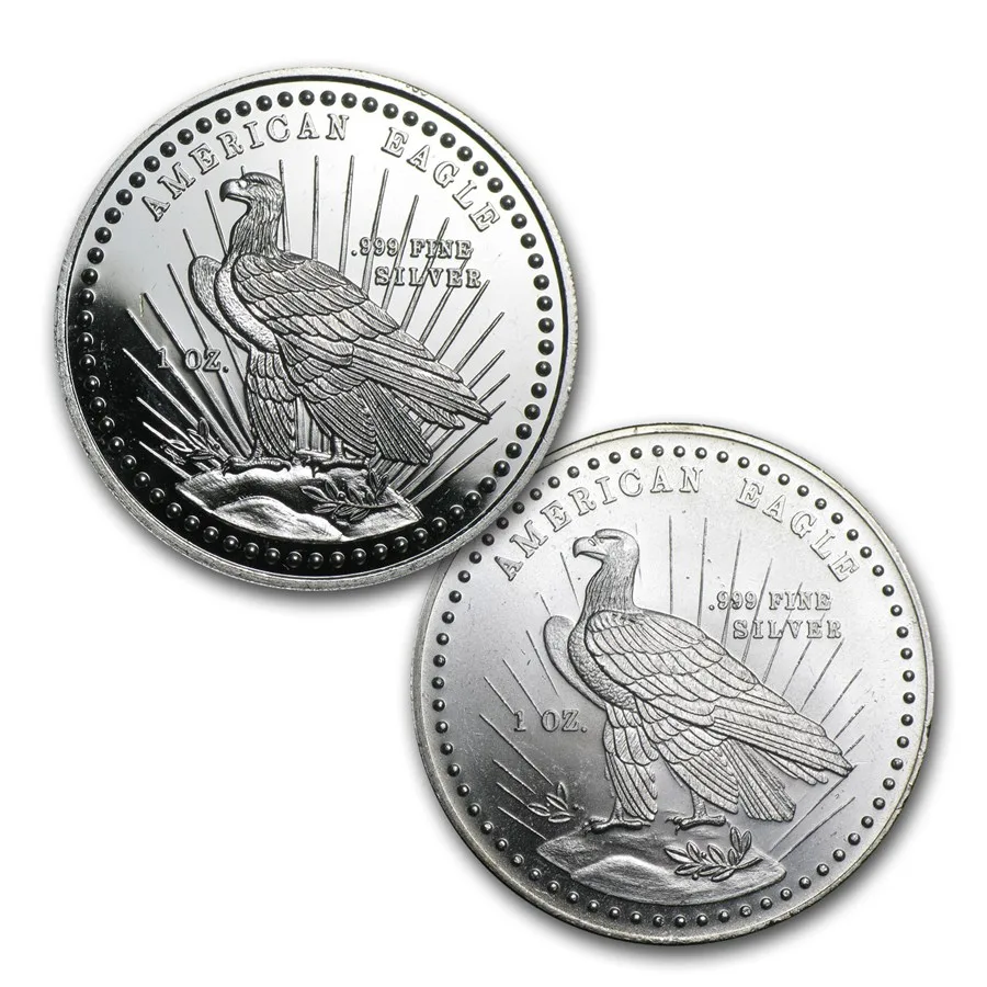 1 oz Silver Round - World Wide Mint (American Eagle) - Image 2