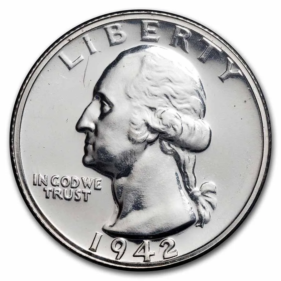 1942 U.S. Proof Set (5-Coins, In Hard Plastic Holder) - Image 4