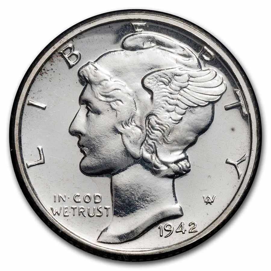 1942 U.S. Proof Set (5-Coins, In Hard Plastic Holder) - Image 6