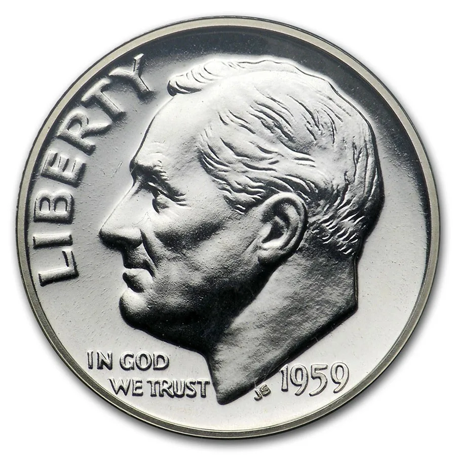 1959 U.S. Proof Set (Hard Plastic Holder) - Image 7