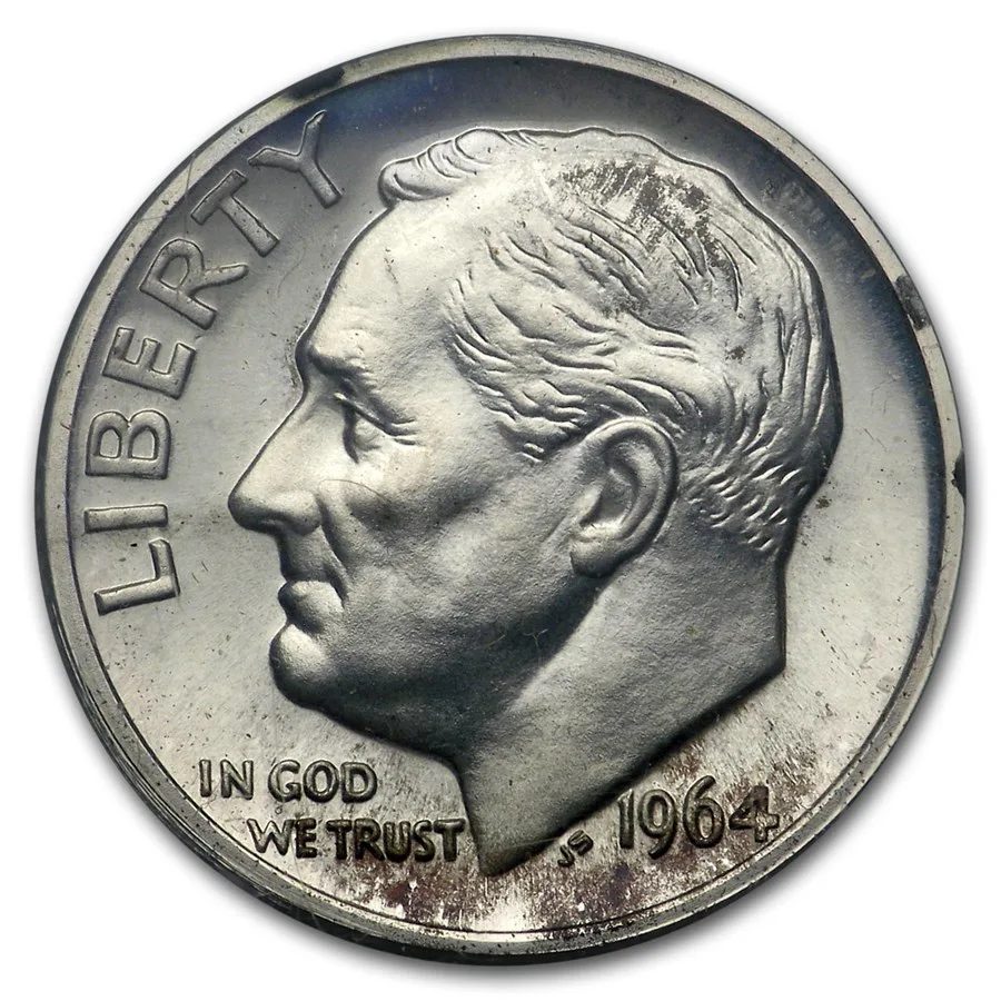 1964 U.S. Proof Set (Hard Plastic Holder) - Image 7
