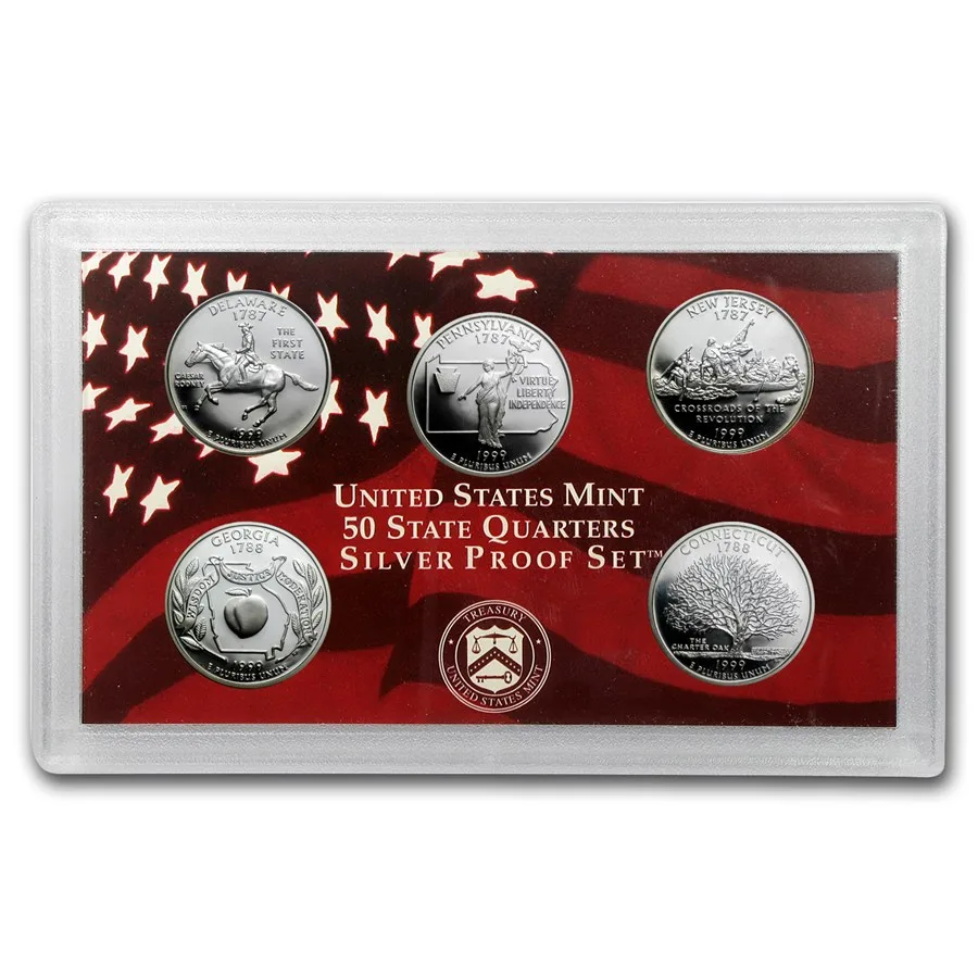1999 Silver Proof Set - Image 3