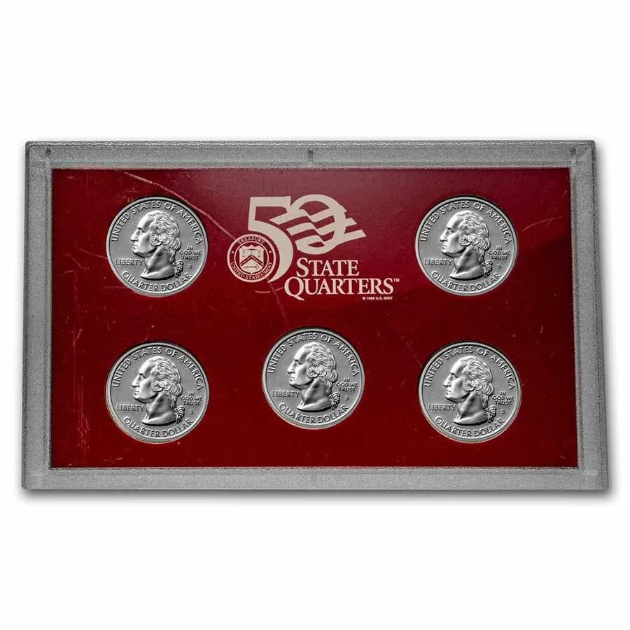 1999-S 50 Silver State Quarters Proof Set - Image 2