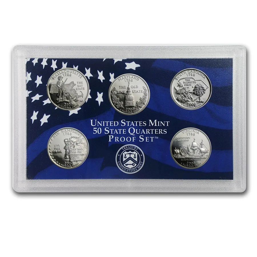2000-S 50 State Quarters Proof Set - Image 2