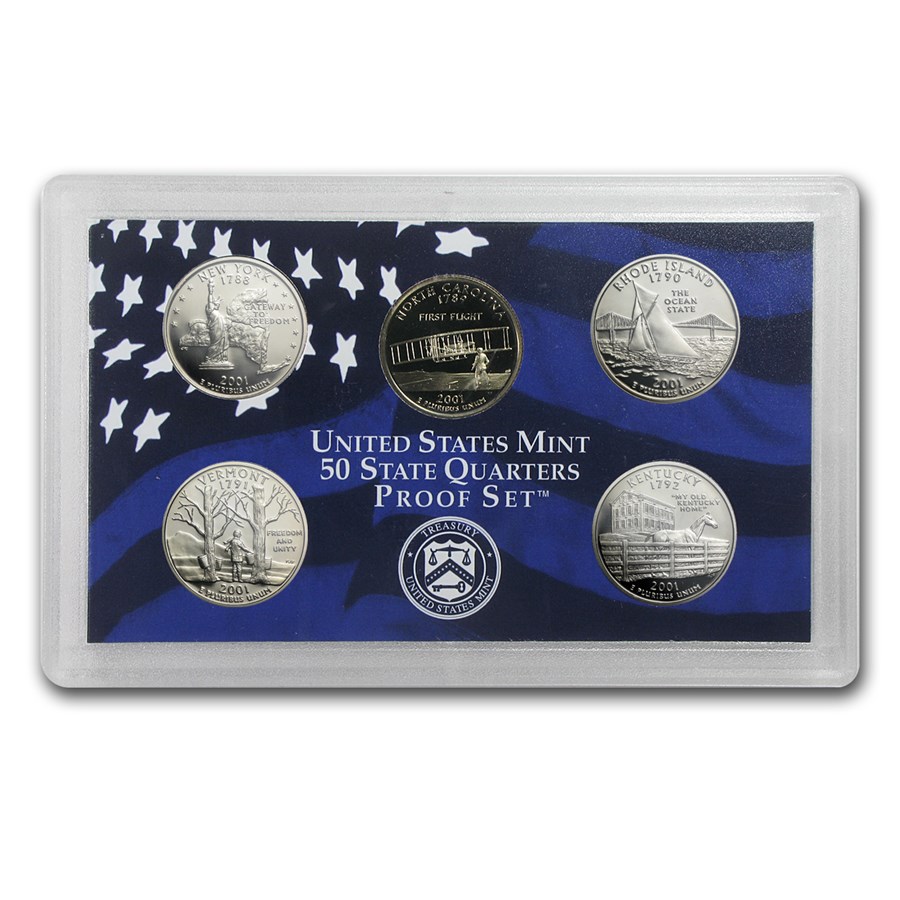 2001-S 50 State Quarters Proof Set - Image 2