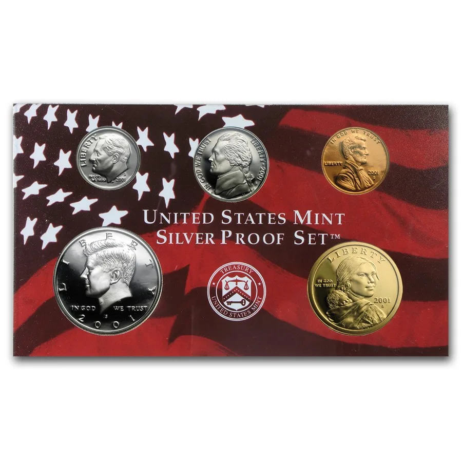 2001 Silver Proof Set - Image 2