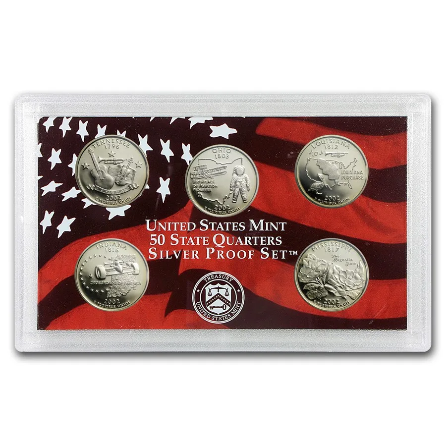 2002 Silver Proof Set - Image 3