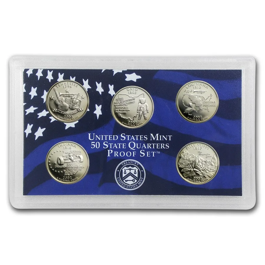 2002-S 50 State Quarters Proof Set - Image 2