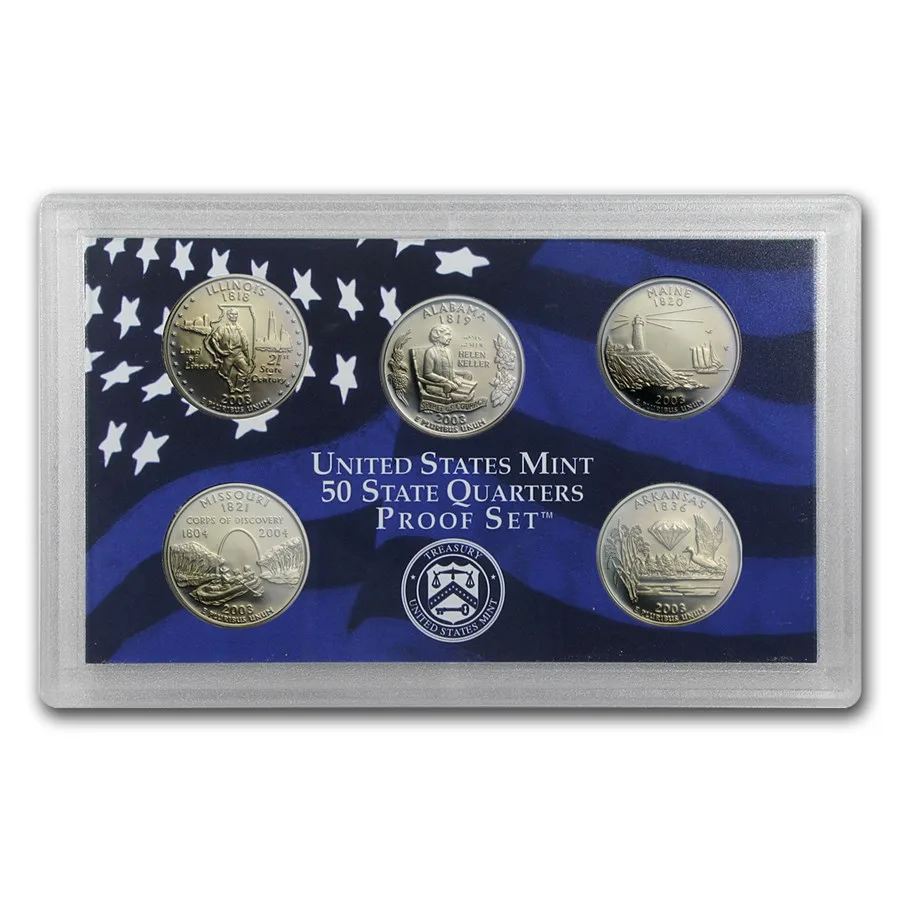 2003-S 50 State Quarters Proof Set - Image 2