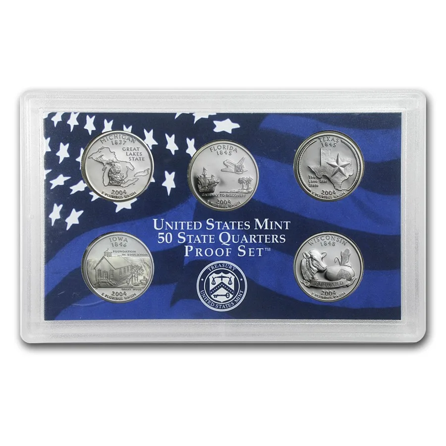 2004-S 50 State Quarters Proof Set - Image 2