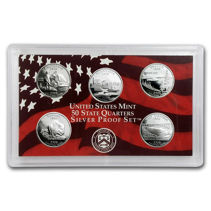 2005 Silver Proof Set - Image 2