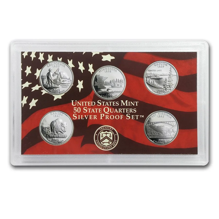 2005-S 50 Silver State Quarters Proof Set - Image 2