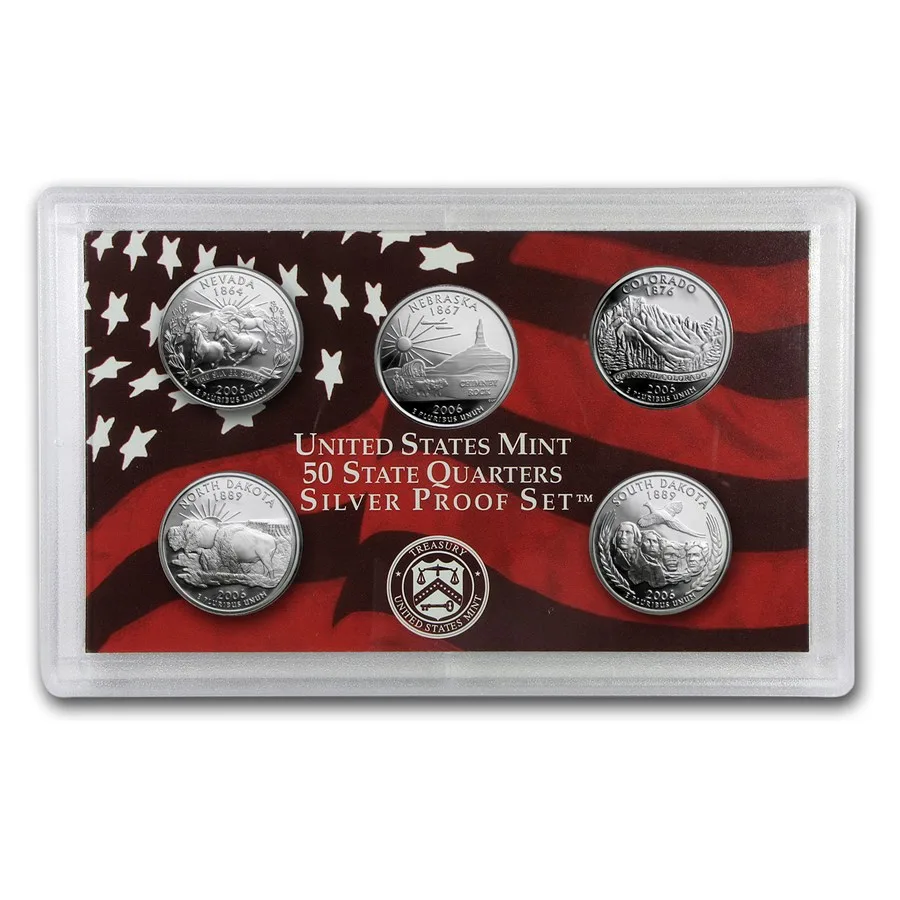 2006-S 50 Silver State Quarters Proof Set - Image 2