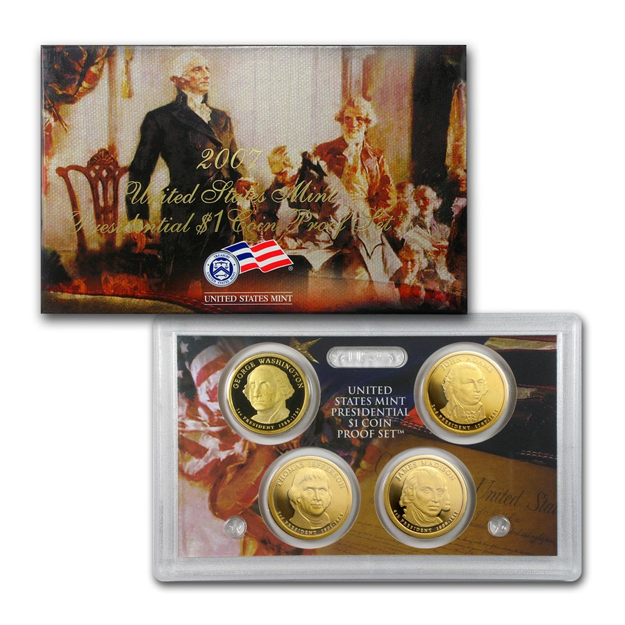 Presidential Dollars Proof Sets (2007-Date)