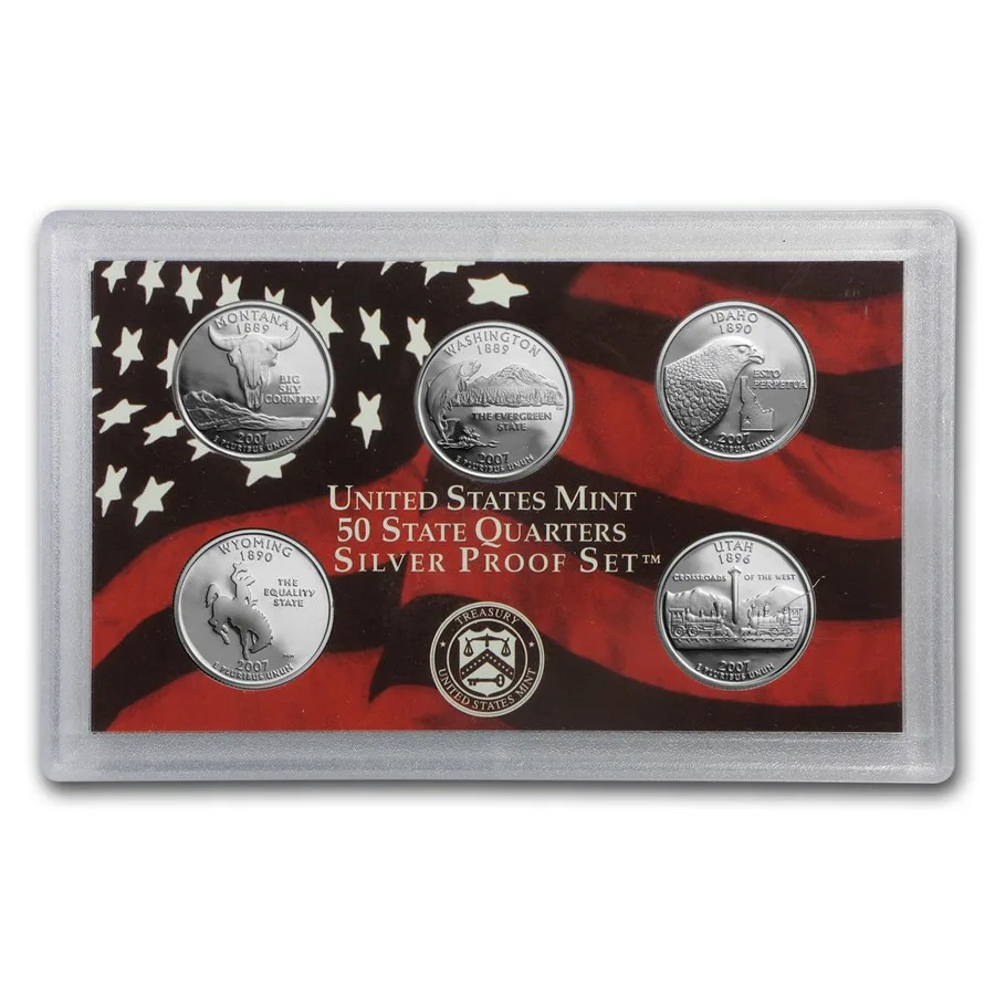 2007-S 50 Silver State Quarters Proof Set - Image 2