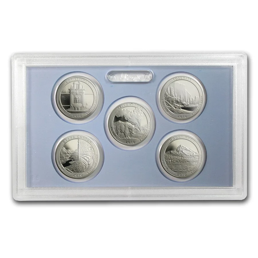 2010-S America the Beautiful Quarters Proof Set - Image 2