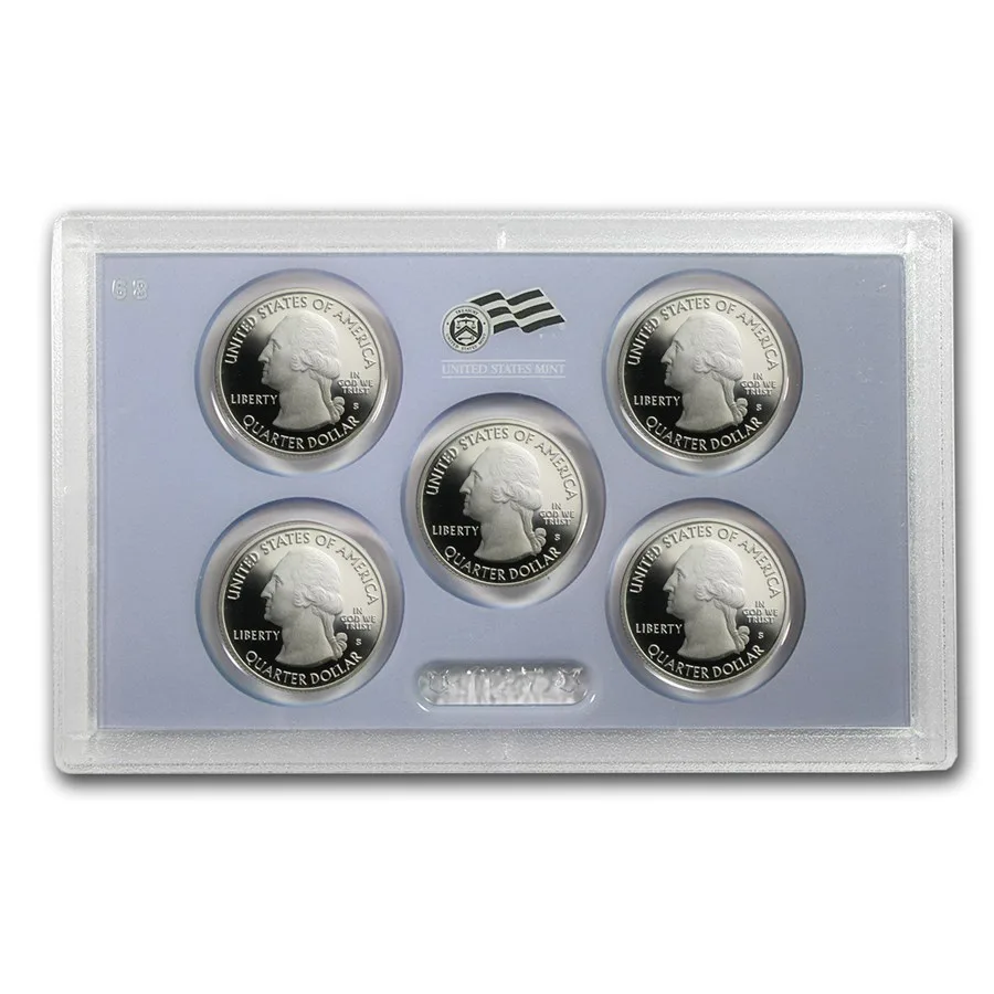 2010-S America the Beautiful Quarters Proof Set - Image 3
