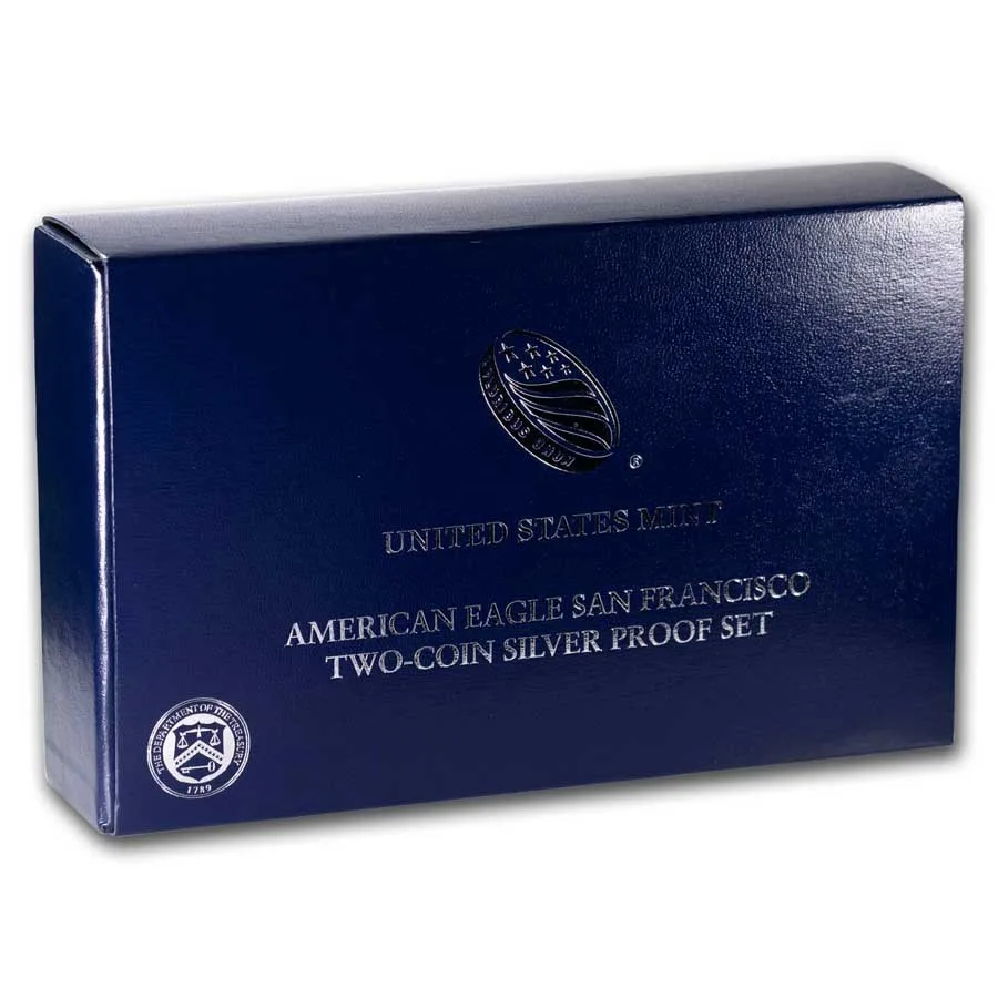 2012-S 2-Coin American Silver Eagle Set (75th Anniv) (w/Box & COA) - Image 6