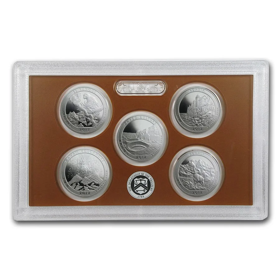 2012-S America the Beautiful Quarters Proof Set - Image 2