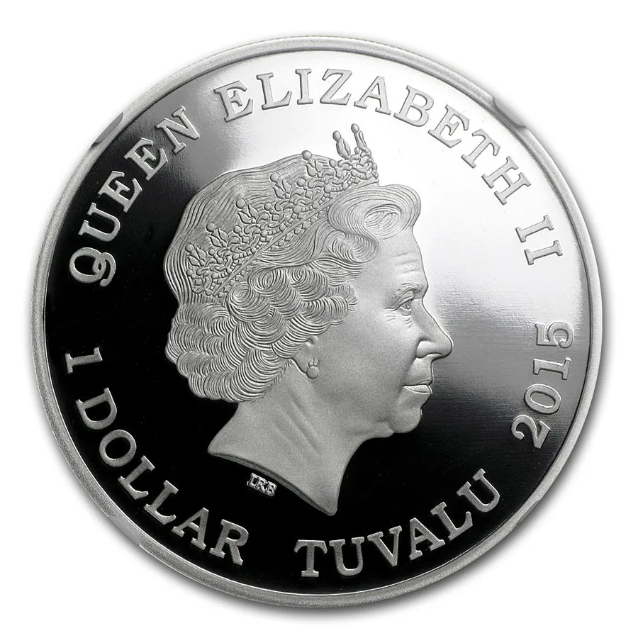 2015 Tuvalu 1 oz Silver Back to the Future PF-70 NGC - Image 3