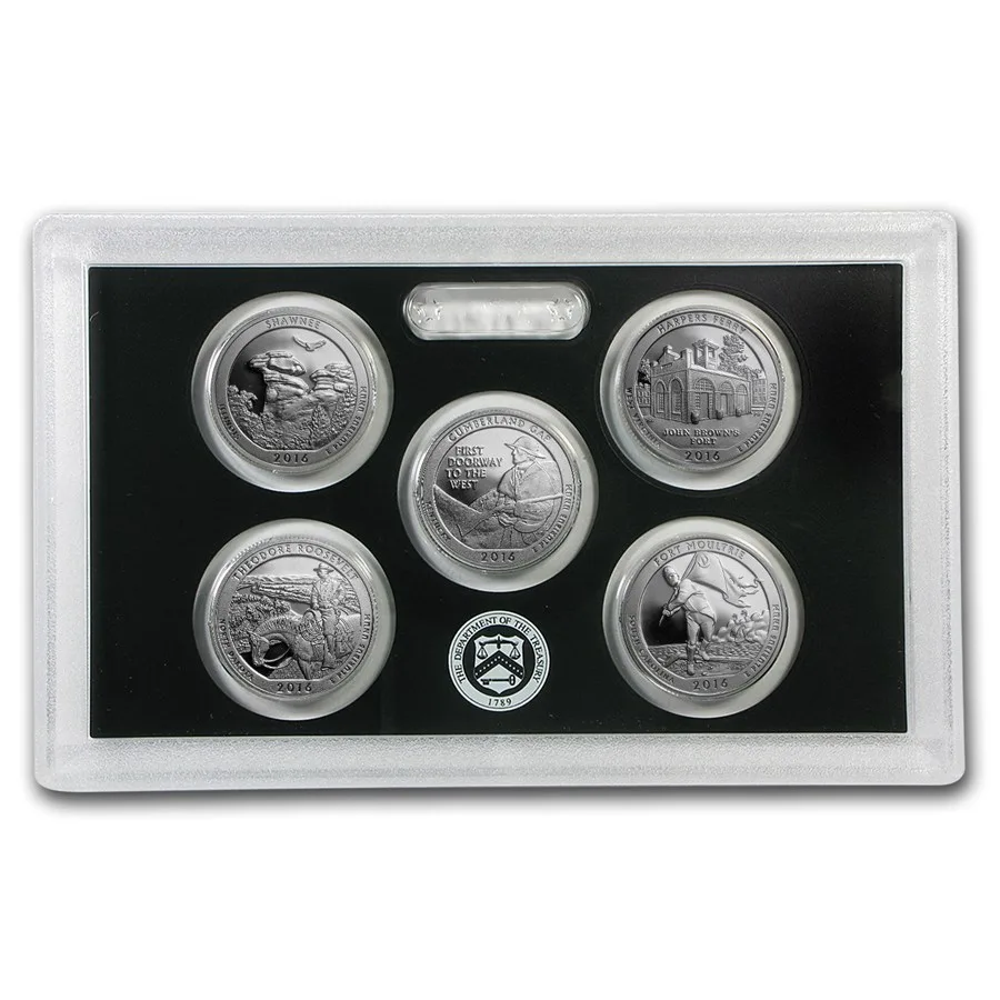 2016-S America the Beautiful Quarters Silver Proof Set - Image 2