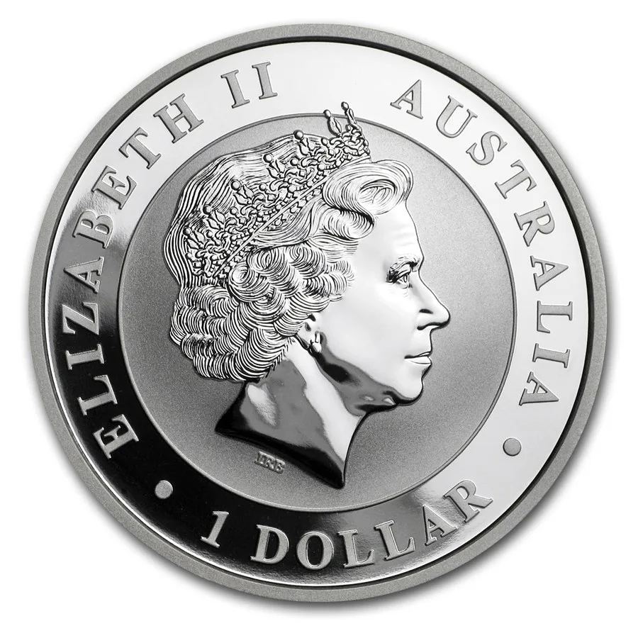 2017 Australia 1 oz Silver Kookaburra BU - Image 2