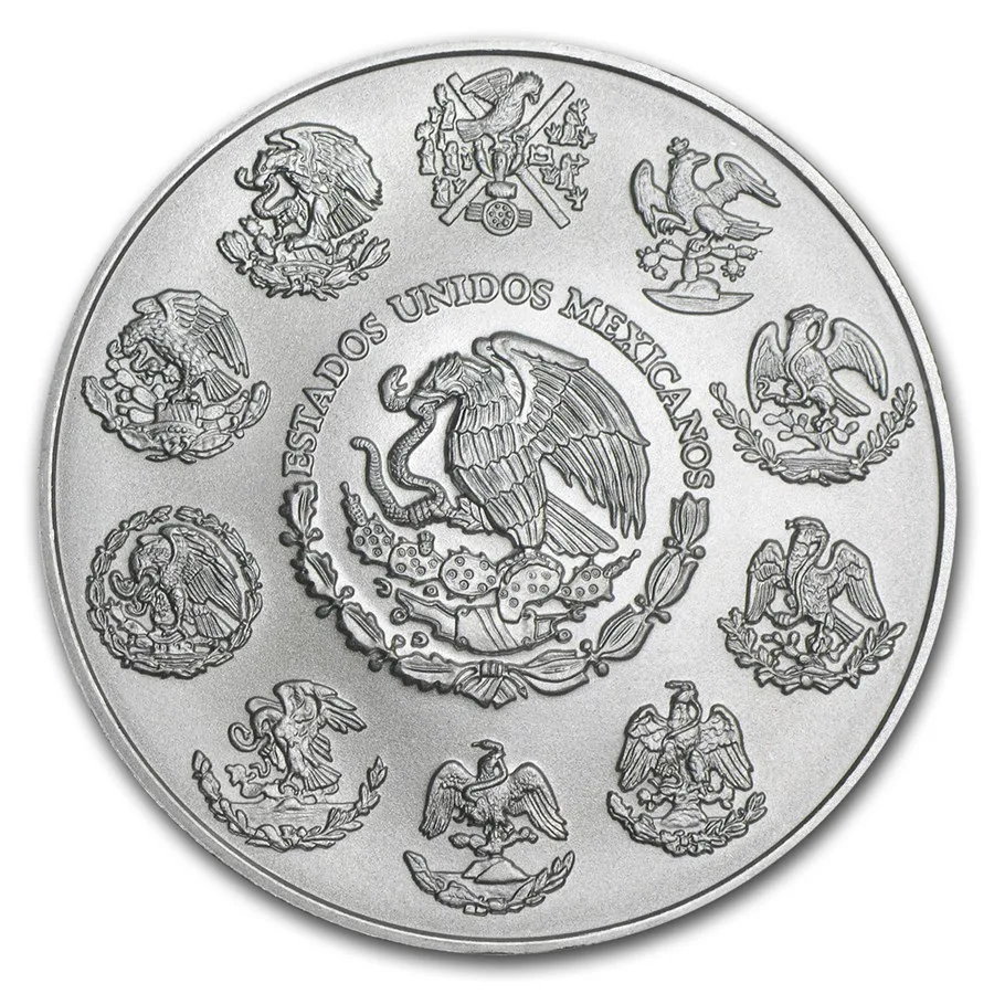 (Random Year) Mexico 5 oz Silver Libertad BU - Image 2