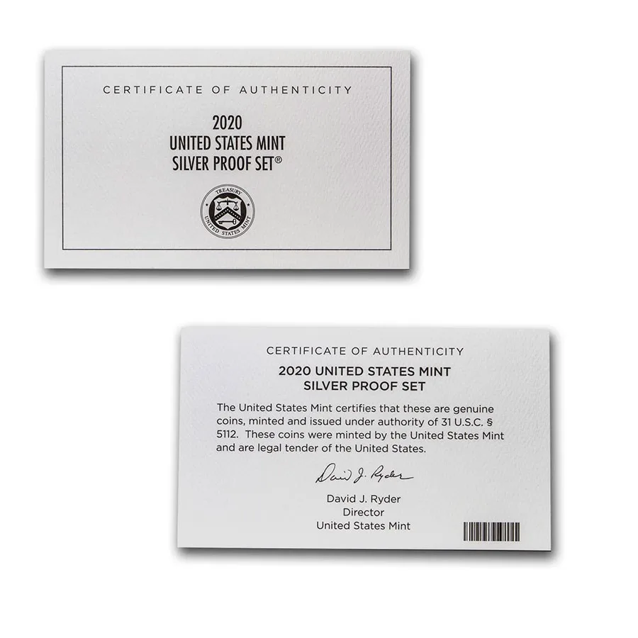2020 Silver Proof Set (w/Reverse Proof Nickel) - Image 5