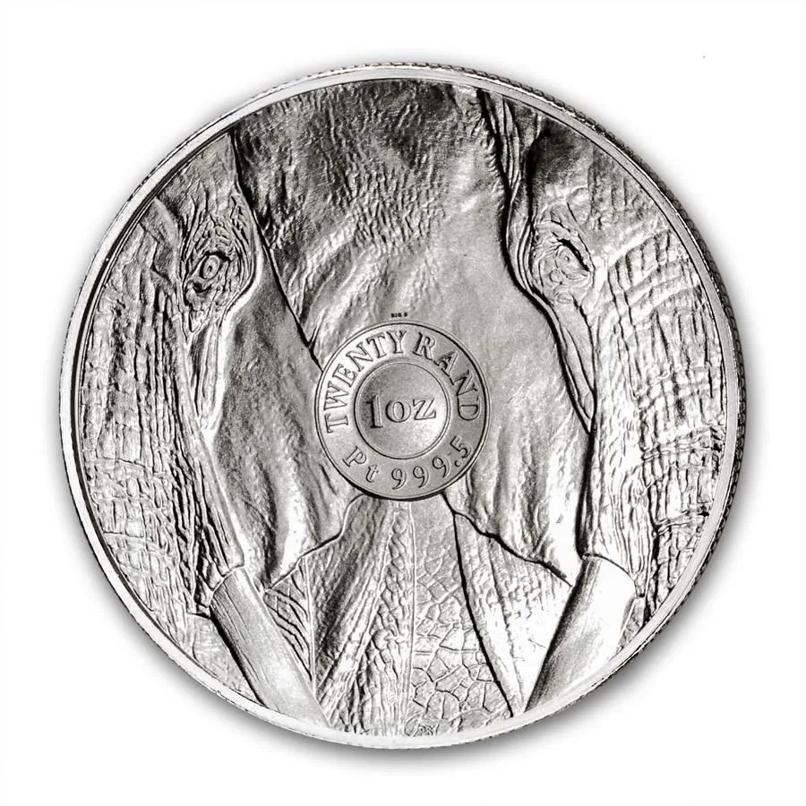 2020 South Africa 1 oz Platinum Big Five Elephant BU - Image 2
