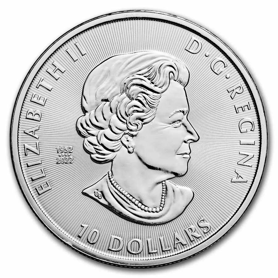 2023 RCM 2 oz Silver Smilodon Sabre-tooth Cat - Image 2