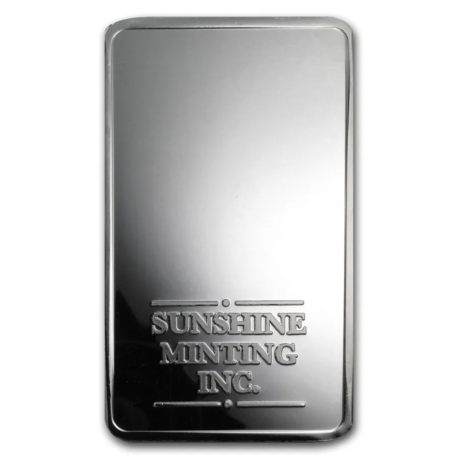 50 oz Silver Generic Bar - Image 2