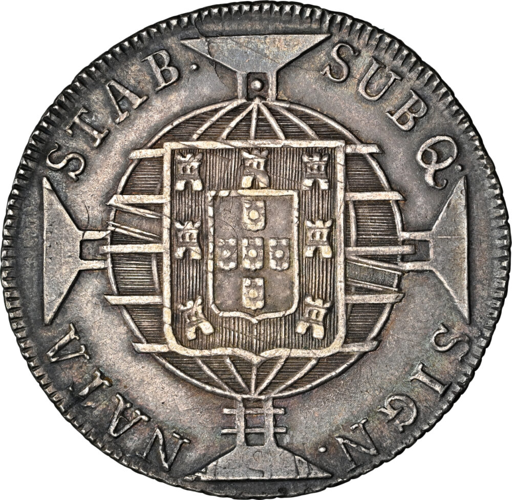 1819-R Brazil 960 Reis Struck Over 1818 Mexico 8 Reales NGC AU 58 - Image 4