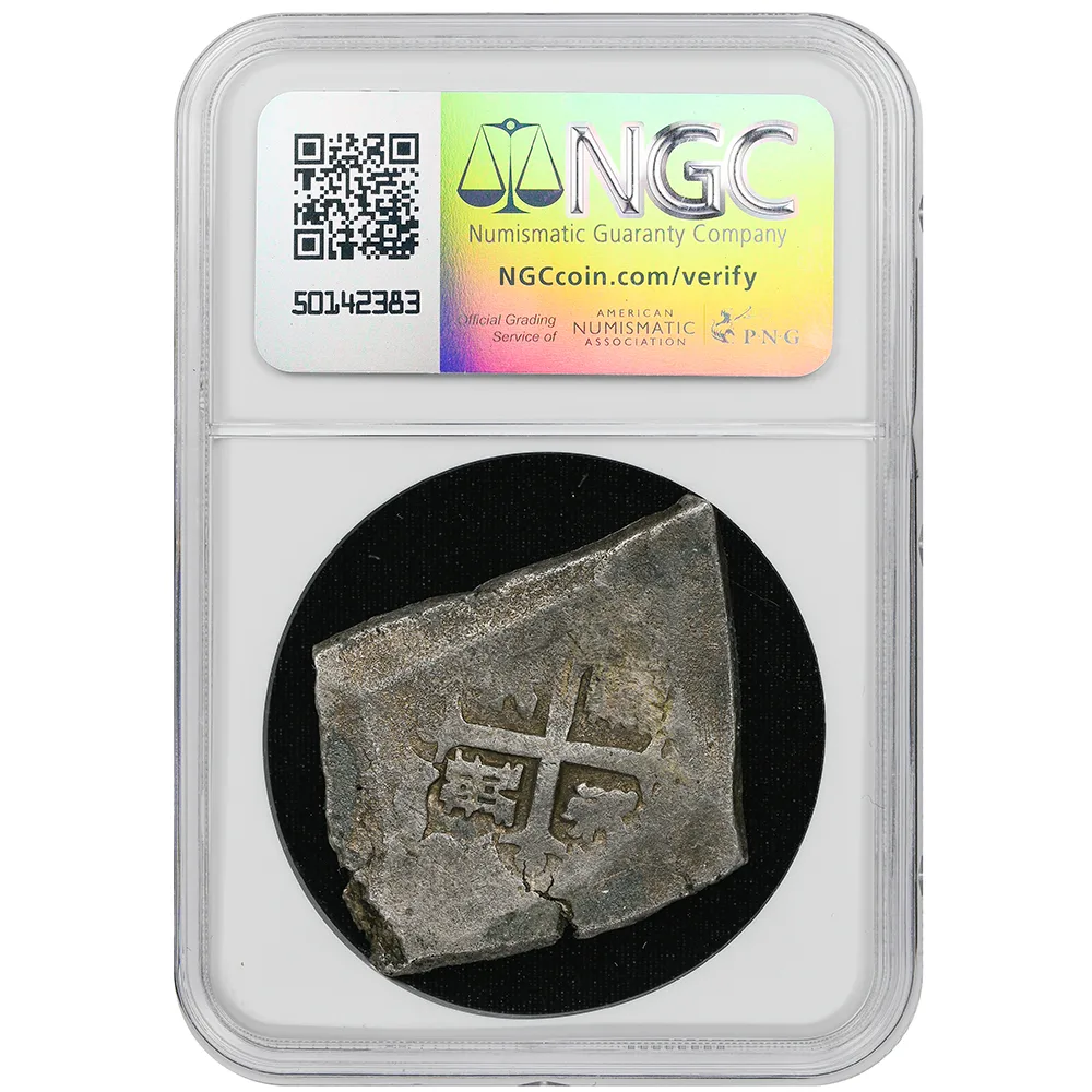 1701-33 Mexico 8 Reales Cob Philip V NGC VF 35