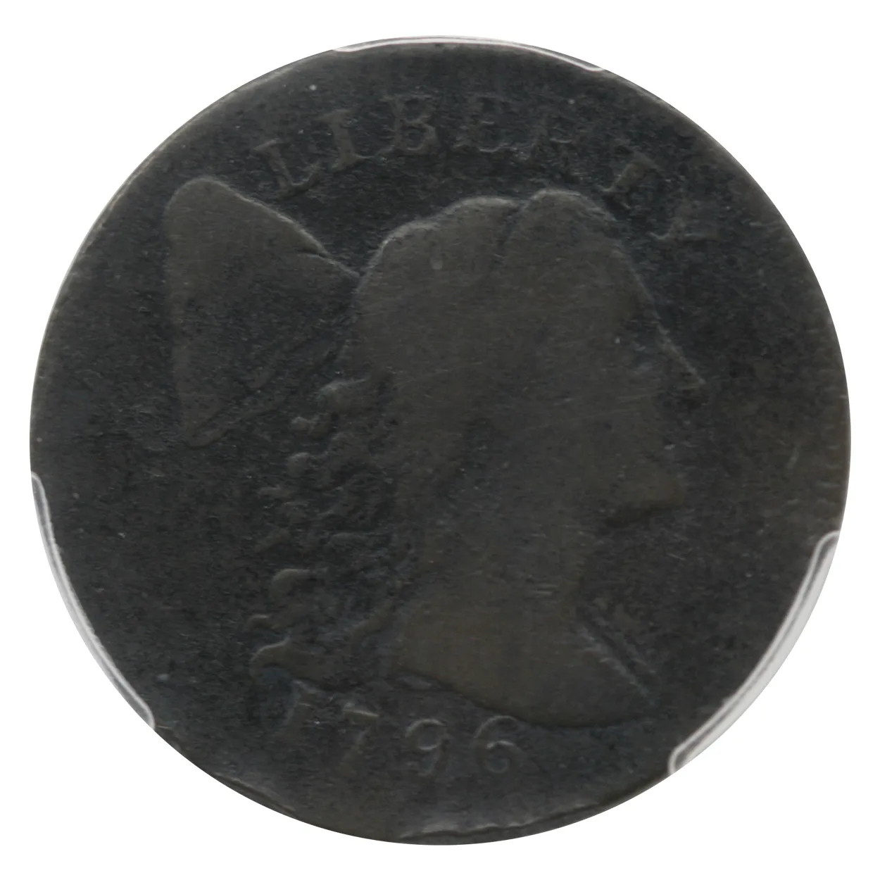 1796 1C Flowing Hair Large Cent PCGS VG Details- Environment Damage