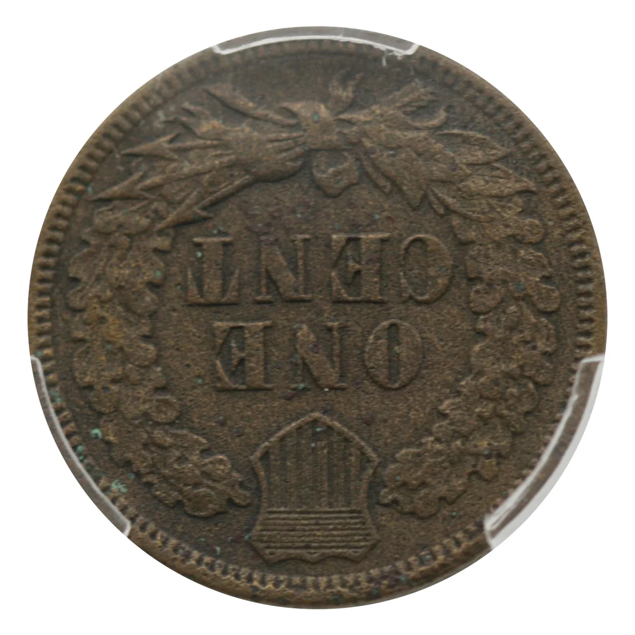 1871 Indian Head Cent PCGS XF Detail- Exc. Corrosion - Image 2