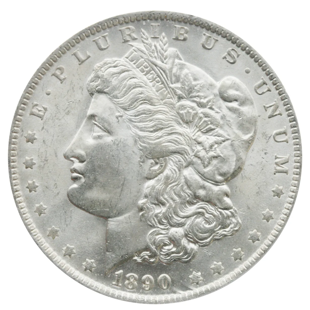 1890-O Morgan Dollar $1 PCGS MS62
