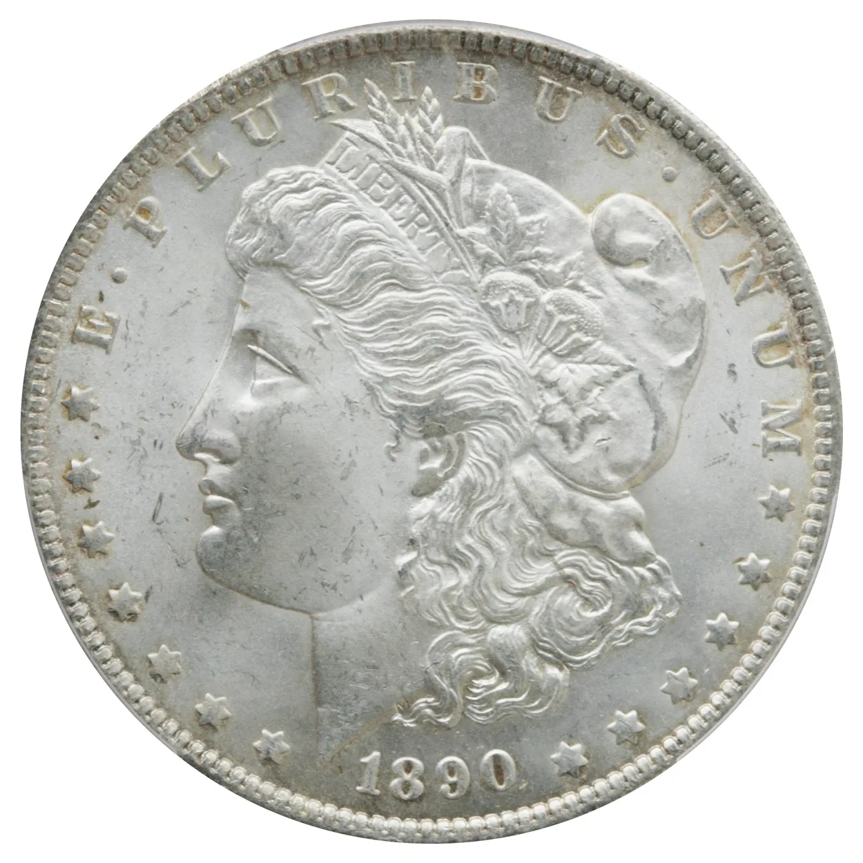 1890-O Morgan Dollar $1 PCGS MS64